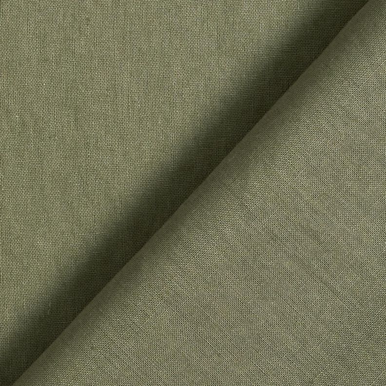 washed linen cotton blend – light khaki,  image number 3