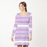 Crushed viscose jersey – white/lilac,  thumbnail number 6