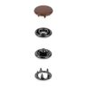Jersey snap fasteners [12 mm] | Prym – dark brown,  thumbnail number 2