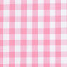 Cotton Vichy check 1,7 cm – pink/white,  thumbnail number 1