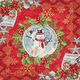 Decor Tapestry Fabric Snowman in Snow Globe – carmine,  thumbnail number 1