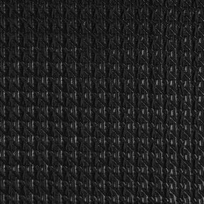Cloqué Glitter houndstooth – black, 
