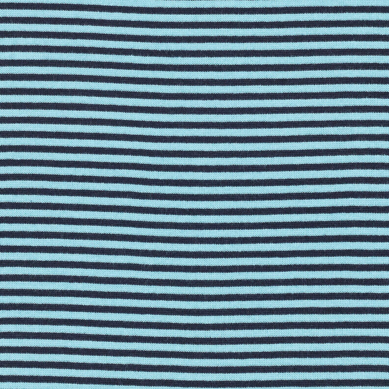 Ribbing Striped tubular fabric – sky blue/midnight blue,  image number 1