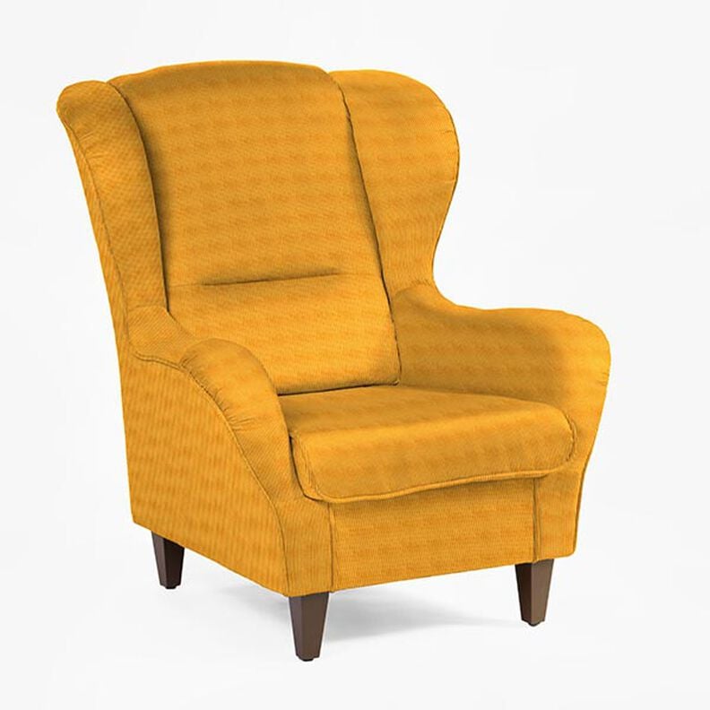 Upholstery Fabric Cord-Look Fjord – curry yellow,  image number 5