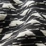 jacquard knit geometric pattern – black/white,  thumbnail number 3