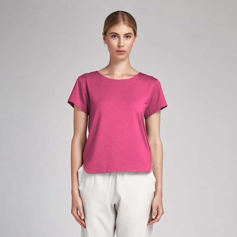 Cotton Poplin Plain – intense pink,  image number 6