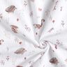 Double Gauze/Muslin Animals in a forest glade – white,  thumbnail number 3