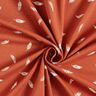 Cotton jersey feathers – terracotta,  thumbnail number 3