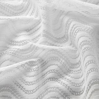 Lace wave pattern – white, 