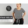 FRAU BILLE - casual knotted top with turn-up sleeves, Studio Schnittreif | XS - L,  thumbnail number 1