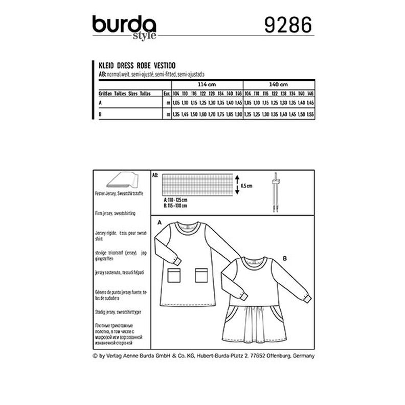 Dress, Burda 9286 | 104-146,  image number 10