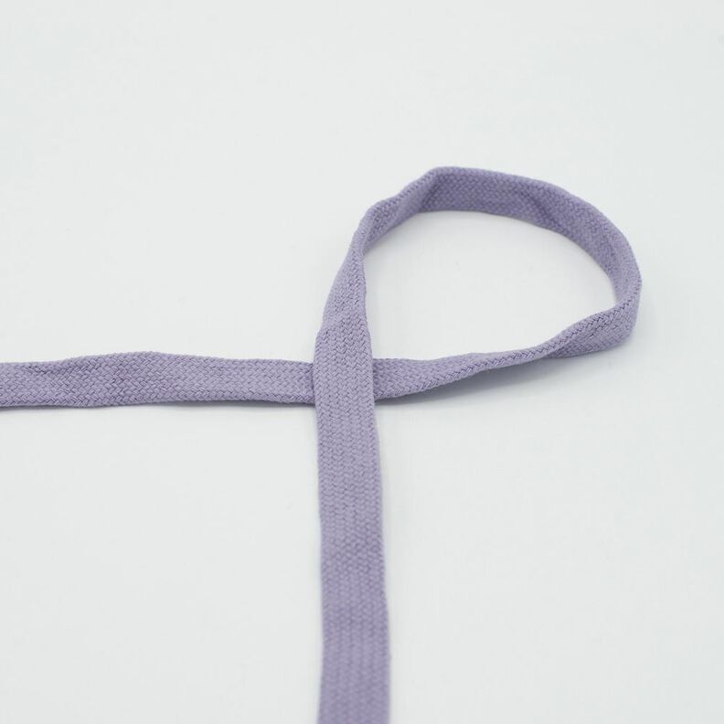Flat cord Hoodie Cotton [15 mm] – mauve,  image number 1