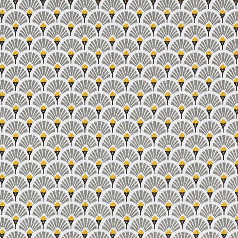 Coated Cotton Little Fans – grey,  image number 1