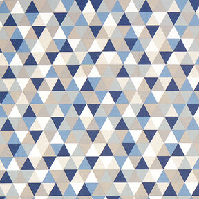 Half Panama Decor Fabric Triangles – blue, 