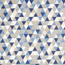 Half Panama Decor Fabric Triangles – blue,  thumbnail number 1