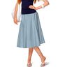 Lightweight linen blend pre-washed – brilliant blue,  thumbnail number 7
