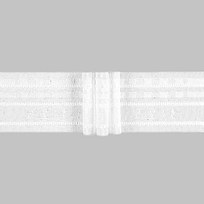 Pleated Curtain Tape 3x, 50 mm – white | Gerster,  image number 1