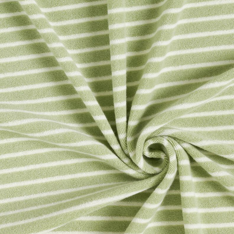 terry cloth jersey stripes | by Poppy – pistachio,  image number 3