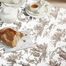 Decor Fabric Half Panama happy dancers 280 cm – taupe/white,  thumbnail number 8