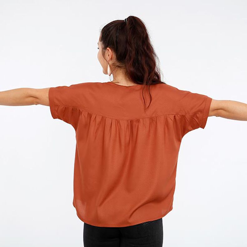 FRAU SUZY - loose short-sleeved blouse with ruffles, Studio Schnittreif  | XS -  XXL,  image number 5
