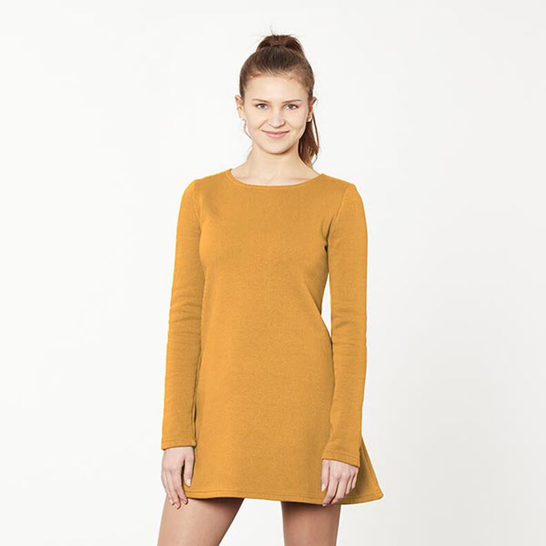 Light French Terry Plain – curry yellow, image number 6
