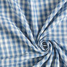 Double Gauze/Muslin large and small check pattern Doubleface – offwhite/denim blue,  thumbnail number 3