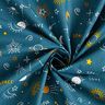 Cotton Cretonne constellations – ocean blue,  thumbnail number 3
