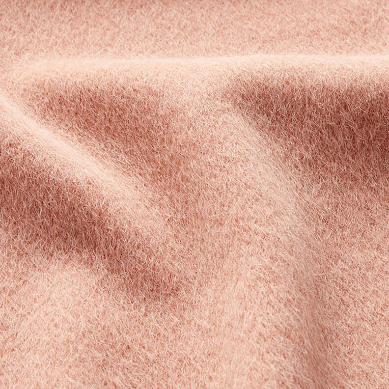 Plain Fluffy Coating Fabric – rose gold,  image number 2