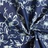 Chambray Summer flowers – navy blue/offwhite,  thumbnail number 3