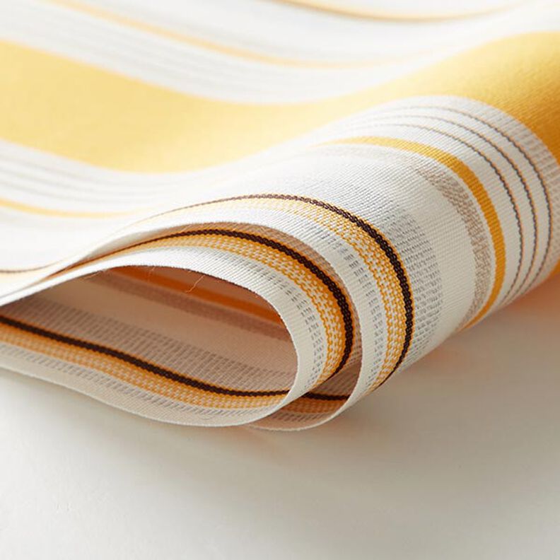 awning fabric melange stripes – yellow/light grey,  image number 6