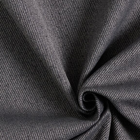 Upholstery Fabric Twill Look – dark grey | Remnant 80cm, 