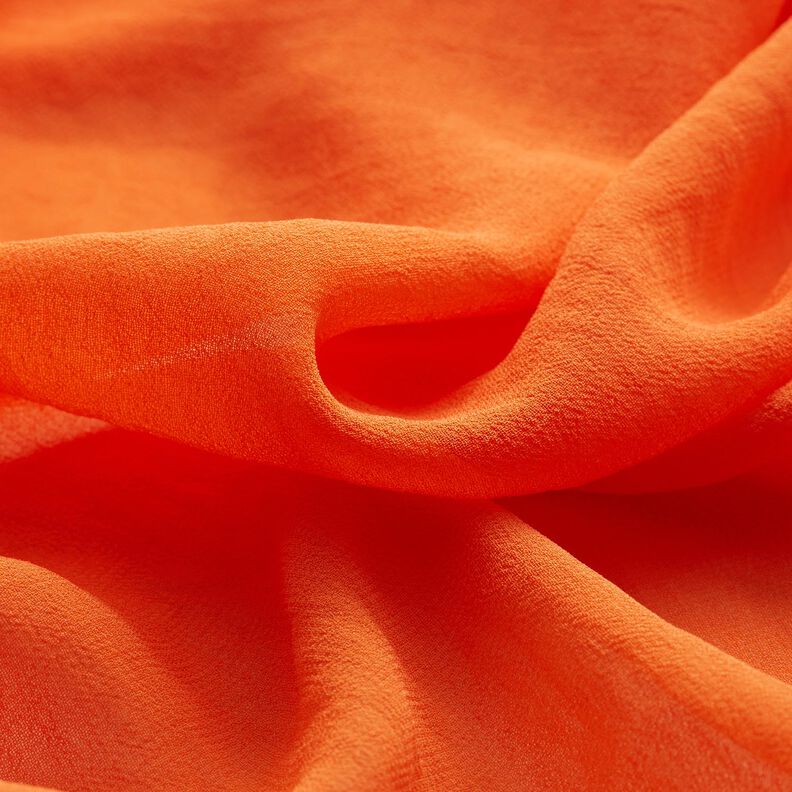 Crepe Chiffon Plain – orange,  image number 2