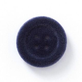 Velvet 4-Hole Button – navy blue, 