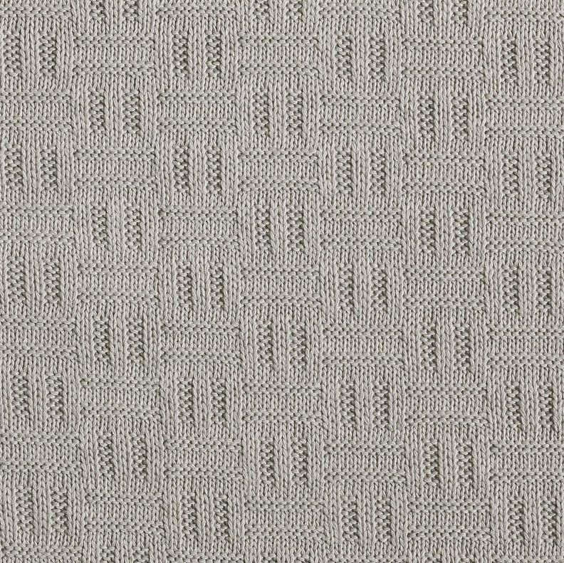 Knit Fabric broken ribbed pattern – light grey,  image number 1