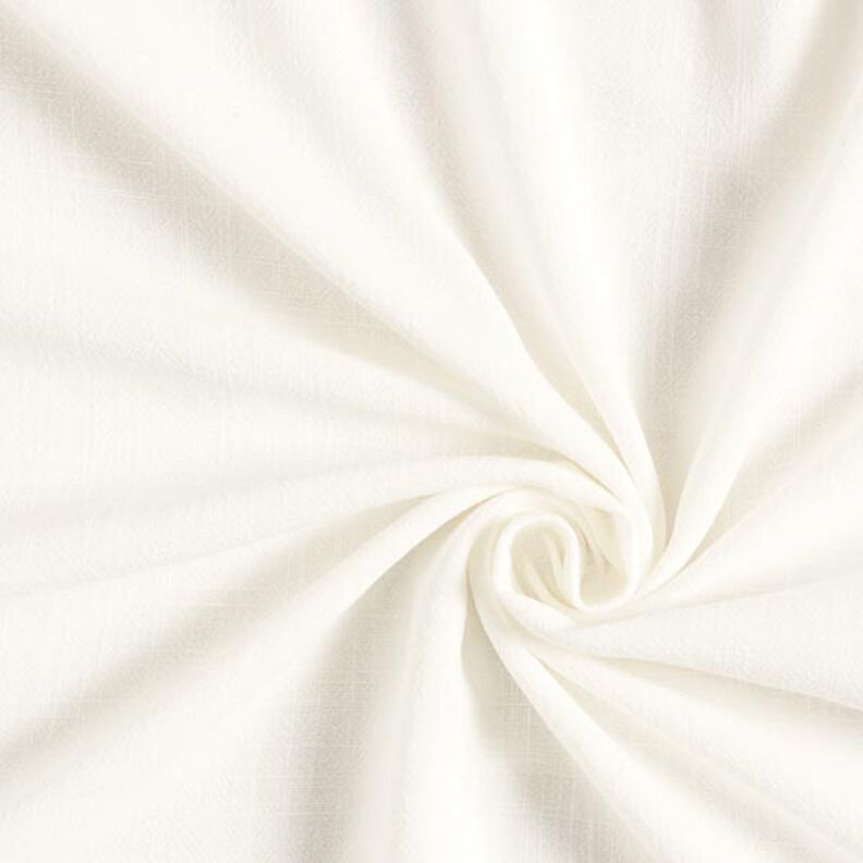 Soft viscose linen – white,  image number 1