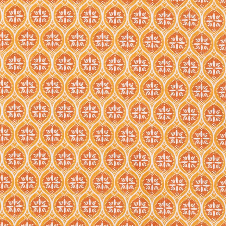 Cotton Cretonne Tile Ornaments – orange,  image number 1