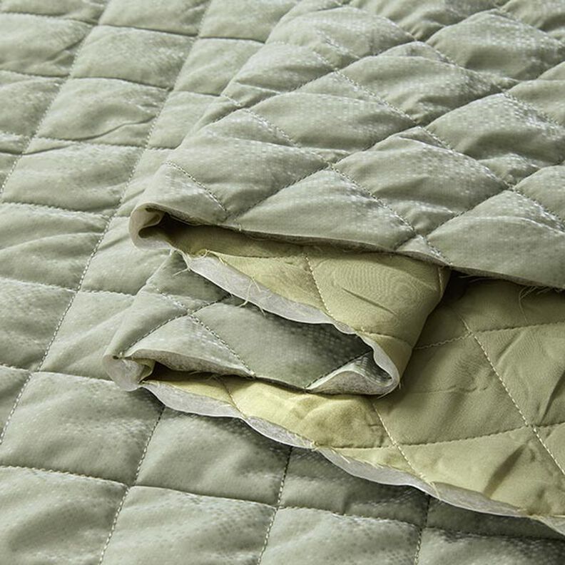 Diamond Quilted Fabric – reed,  image number 5