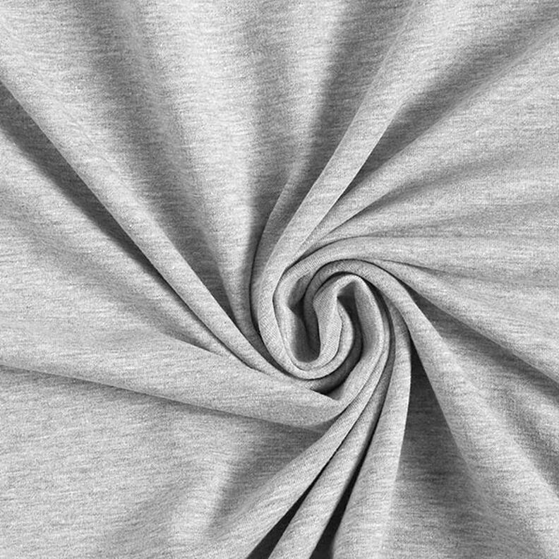 Light Cotton Sweatshirt Fabric Mottled – light grey,  image number 1
