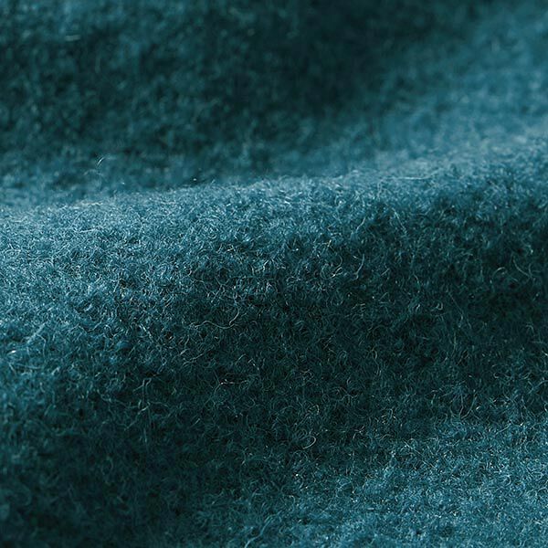 Fulled woollen loden – petrol,  image number 2