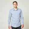 Poplin abstract cubes – white/royal blue,  thumbnail number 5