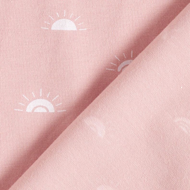 Cotton Jersey sunset – light dusky pink,  image number 4