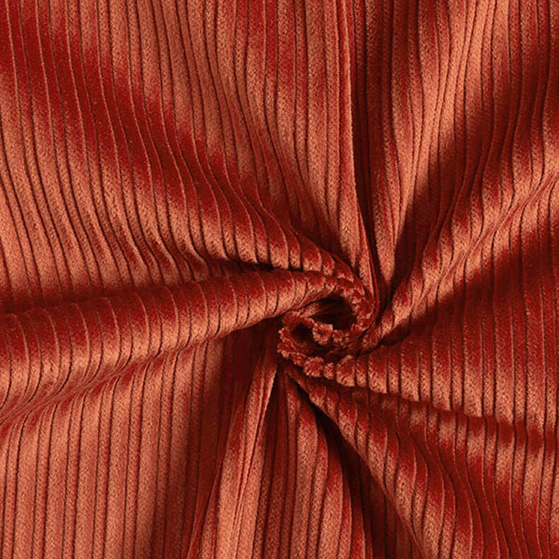 Wide and Narrow Fancy Cord – terracotta,  image number 1