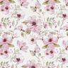 Tablecloth fabric Watercolor flowers – ivory/light dusky pink,  thumbnail number 1