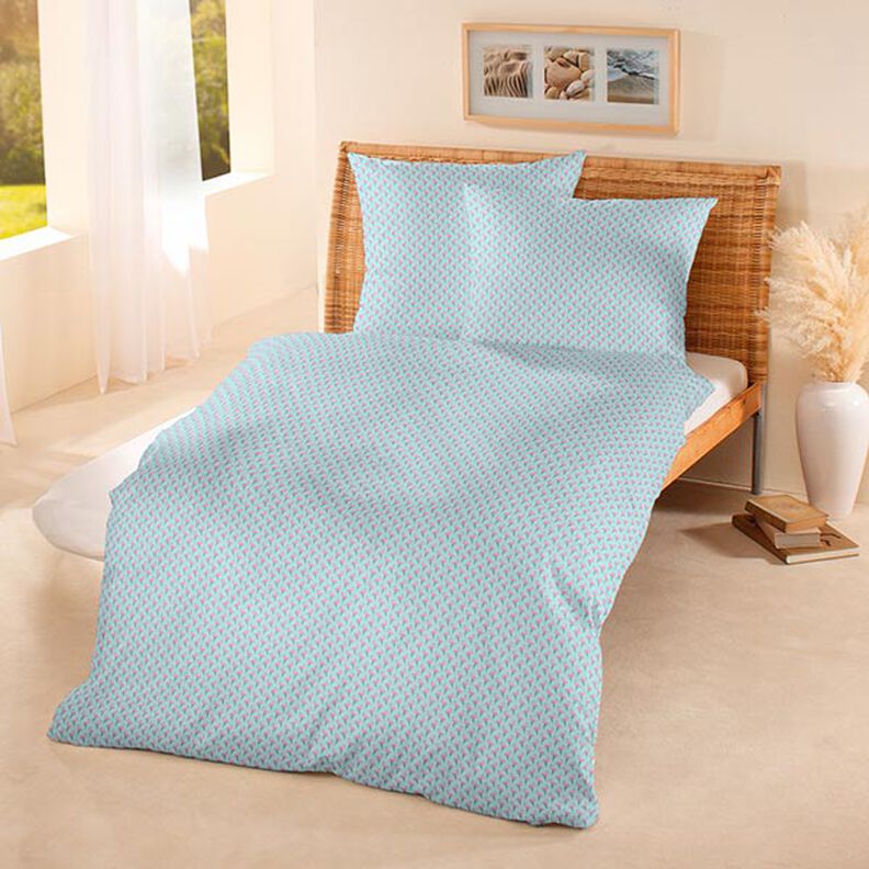 Cretonne Flamingo 3 – turquoise,  image number 7