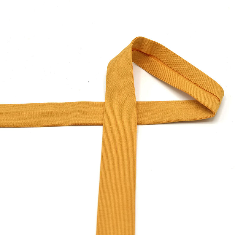 Bias binding Cotton Jersey [20 mm] – curry yellow,  image number 2