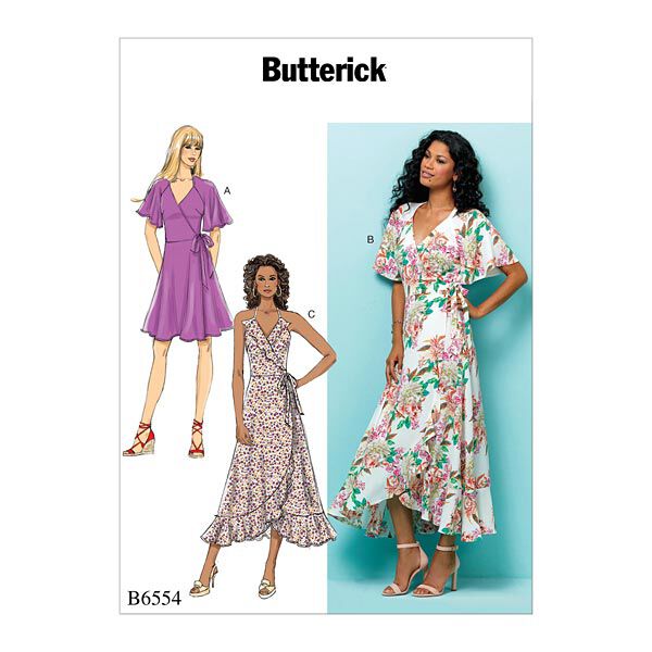 Maxi wrap dress pattern online