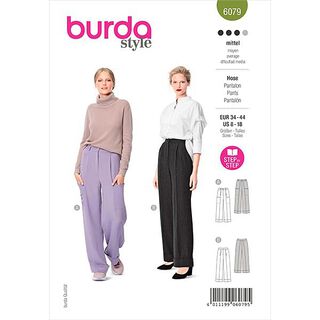 Trousers, Burda 6079 | 34-44, 
