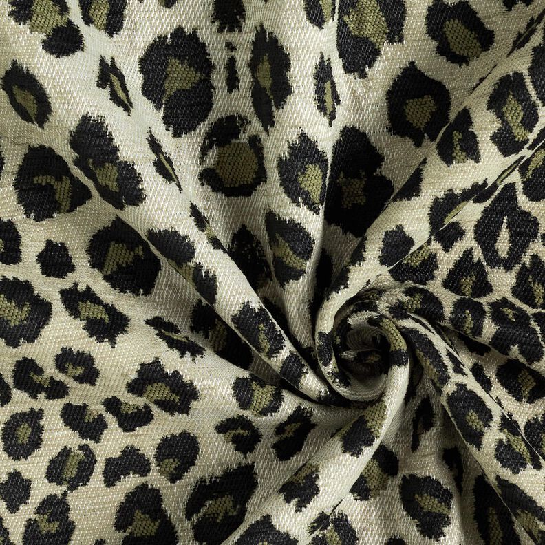 Upholstery Fabric Jacquard Leo – taupe/khaki, image number 3