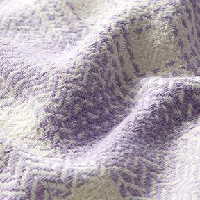 Coat Fabric Cotton Blend checked – mauve/ivory, 