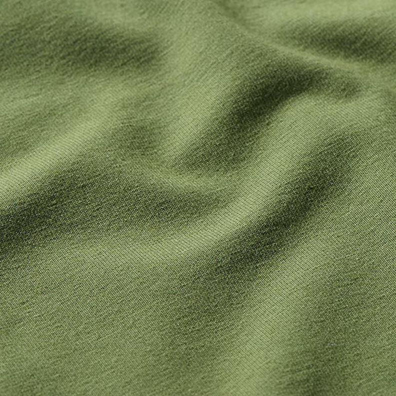Medium Cotton Jersey Plain – olive, image number 2